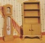 Learning Curve - Madeline - Book Case and Clock set - Meuble